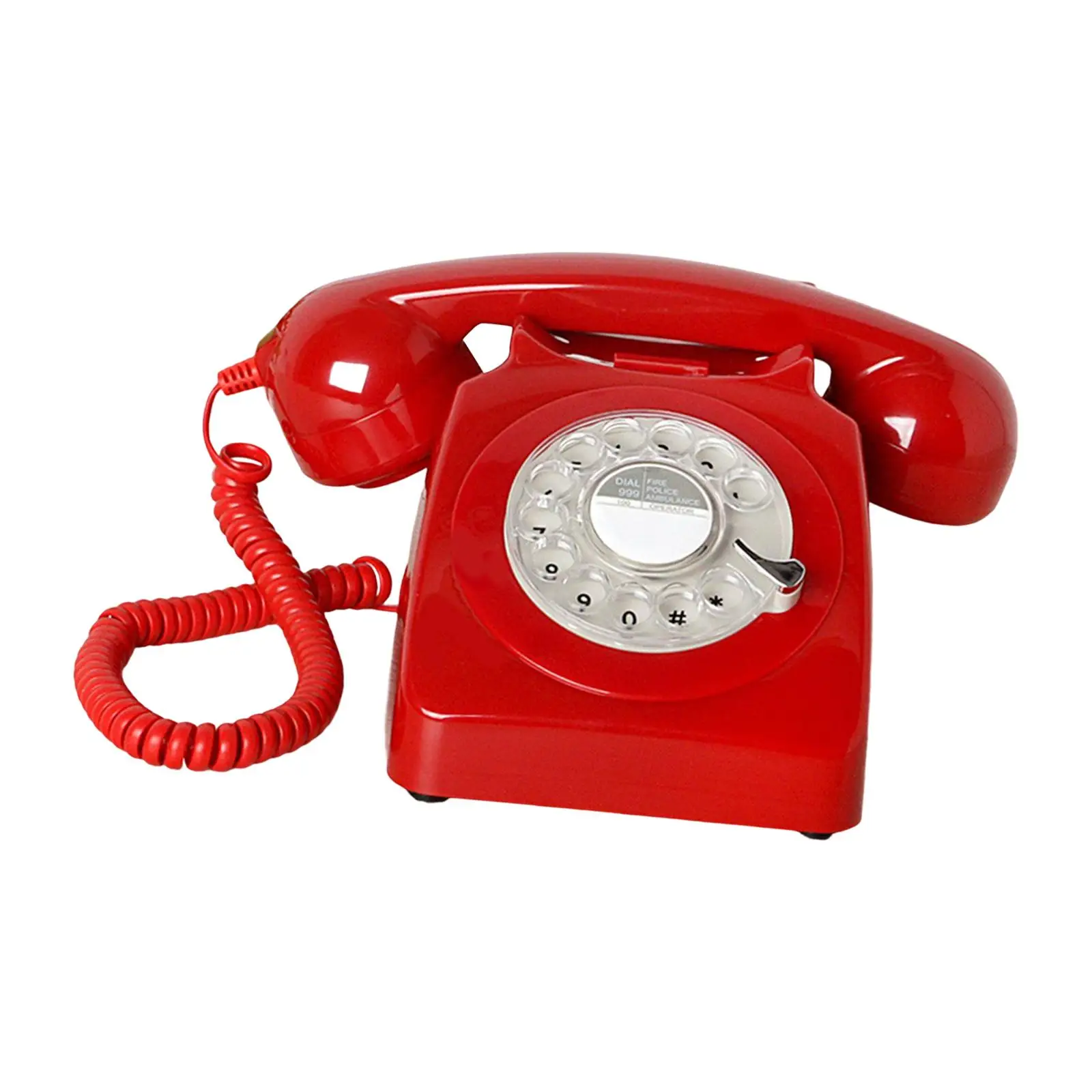 Retro Style Landline Telephone Re Button 1960S Style Vintage Style Rotary Phone