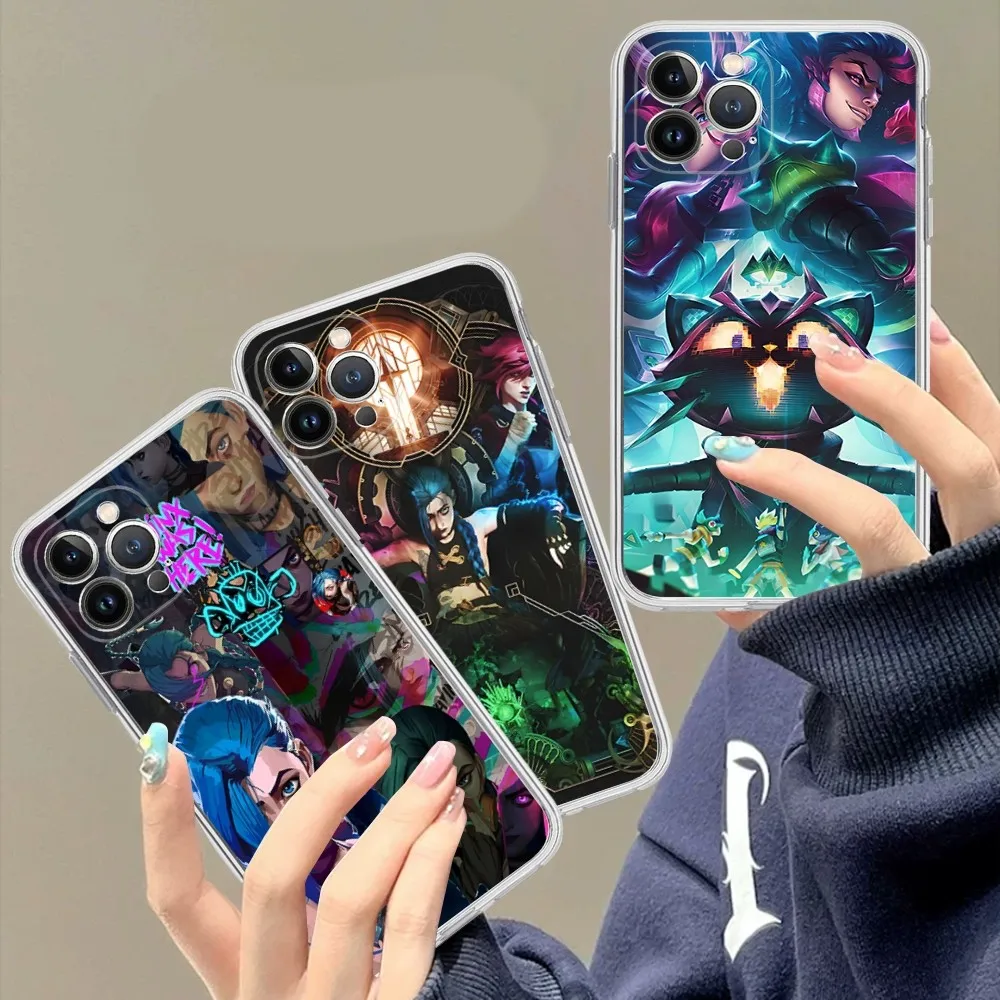 

Game L-league of legends Mousepad Silicone Soft for iphone 15 14 13 12 11 Pro Mini XS MAX 8 7 6 Plus X XS XR Cover