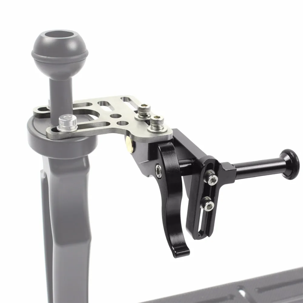 Einstellbare Shutter Trigger Rod Tauchen Kamera Ständer Adapter für TG6 5 Sony RX 100 SLR Kamera Gehäuse Verlängerung Stange Unterwasser Tablett – Detail 17