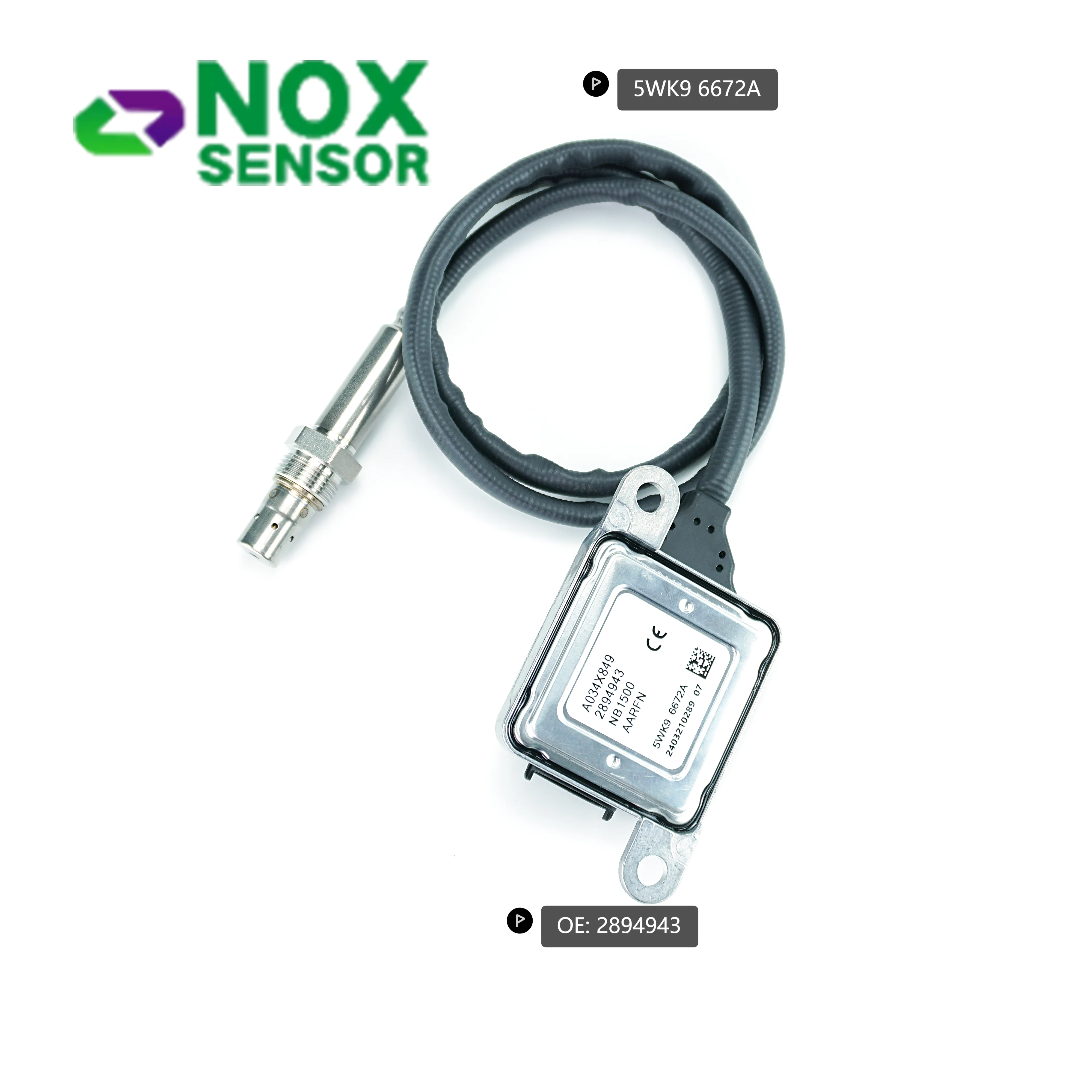 

2894943 5WK9 6672A 2894943 2871974 4984912 C2894943 A034x849 5wk96672a Original New Nitrogen Oxygen NO Nitrogen Oxide Nox Sensor