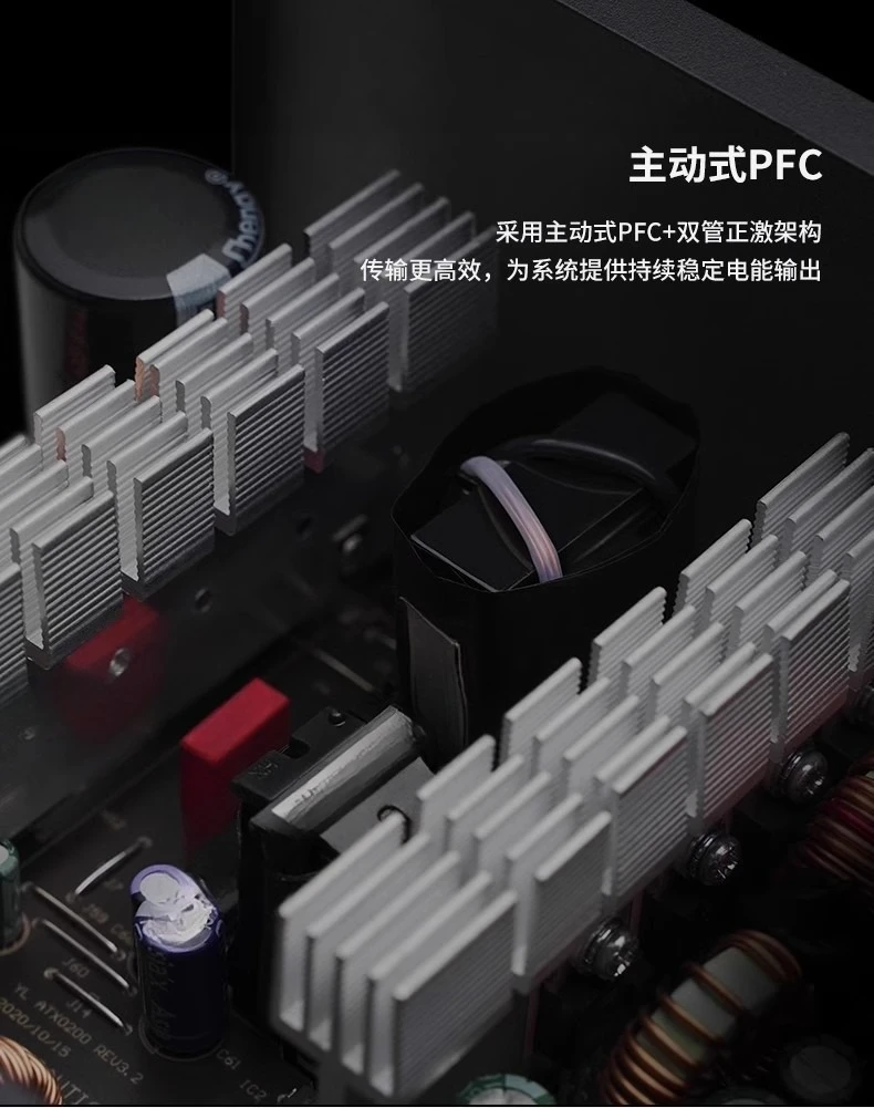Alimentation PF700 80PLUS hôte de bureau silencieux PC classé