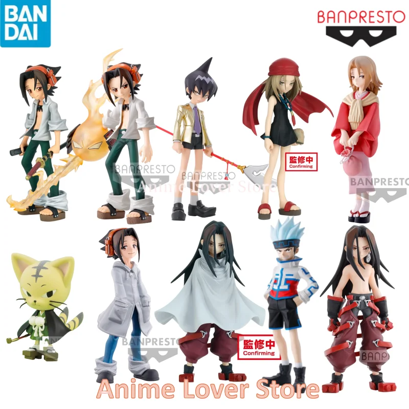 

В наличии Bandai Banpresto шаманский король Yoh Asakura Hao Tao Ren Kyoyama Anna Horohoro Аниме Фигурки игрушки для детей подарок