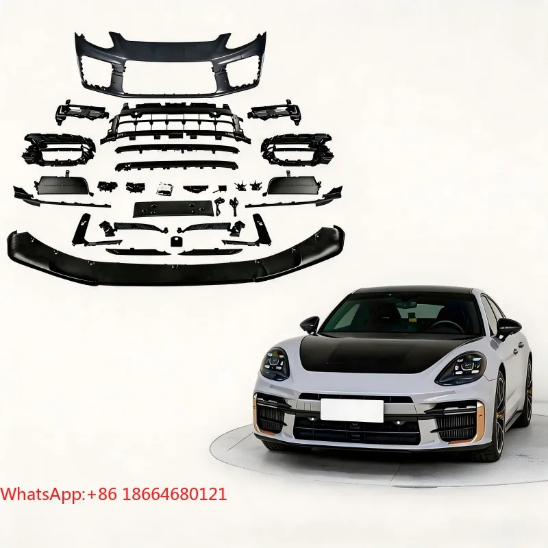 976 Turbo Style Old to New Full Body Kit for  971 2017-23 Front  Bumper Complete Assembly Modification Parts