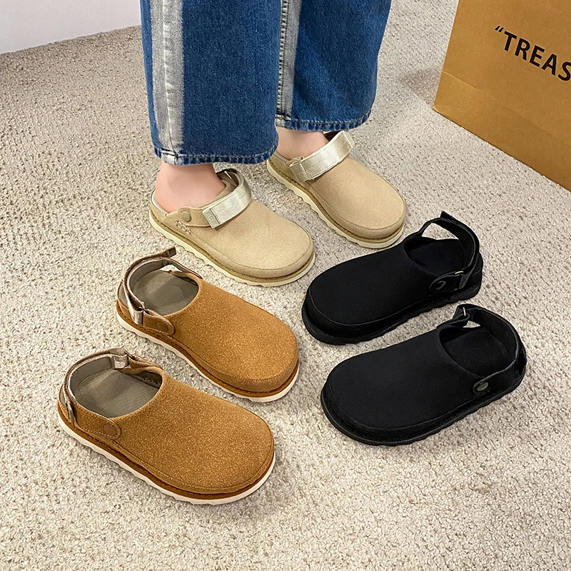 Shoes Slippers Women Summer Pantofle Cover Toe Loafers Slides 2024 Soft Casual Leisure Loafers Shoes Ladies\' Slippers Slipers Wo