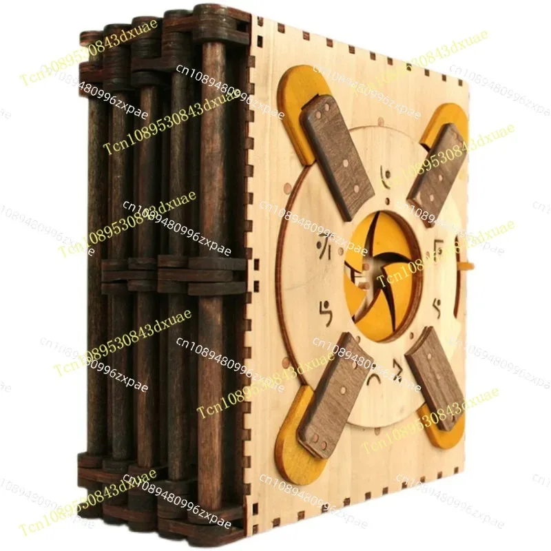 Code book puzzle level 10 high difficulty hell level three-dimensional puzzle assembly toy mechanism decryption box