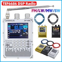 TEF6686 Full Band Radio Mini DSP Receiver FM LW MW SW Radio Short Wave High Sensitivity Radio with Large Sound Cavity Speaker