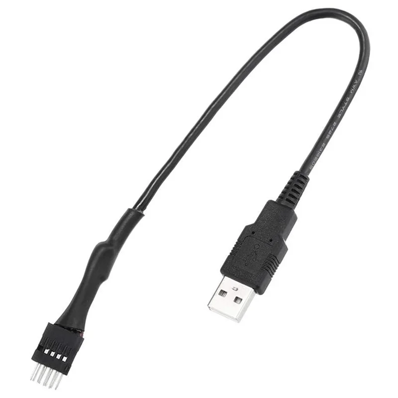 CEA 4 قطعة 20 سنتيمتر 9 دبوس ذكر إلى USB خارجي ذكر الكمبيوتر اللوحة الرئيسية كابل تمديد البيانات الداخلية