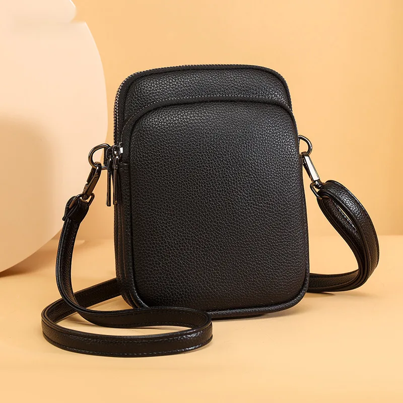 

PU women's handbag wholesale 2024 new trendy casual shoulder crossbody bag high-end mobile phone bag small bag