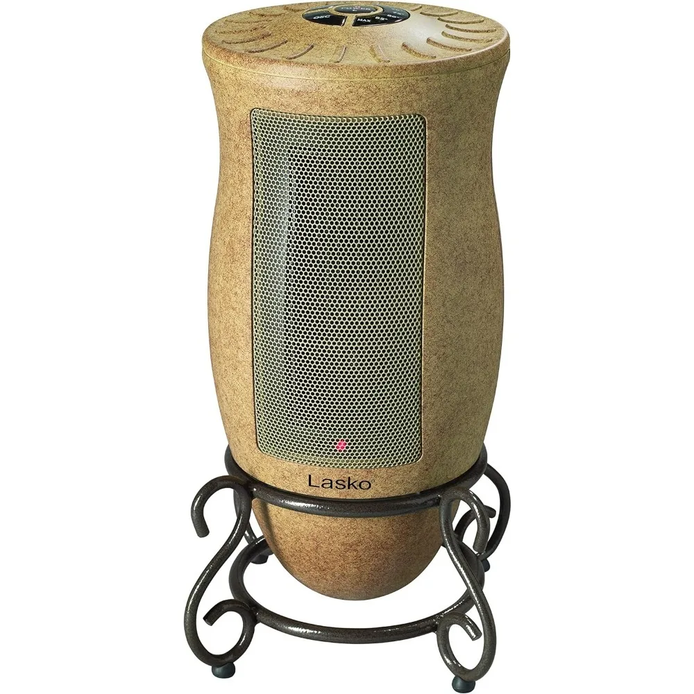 

Oscillating Designer Series Ceramic Space Heater for Home with Adjustable Thermostat, Timer and 2-Speeds, 16 Inches, 1500W