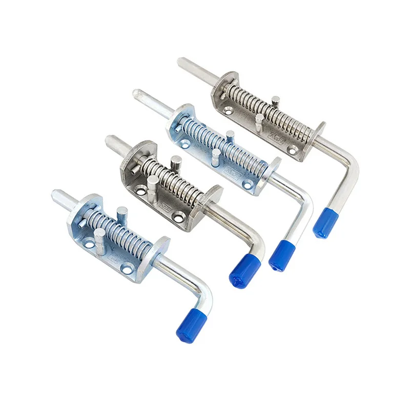 

2PCS Thickened Spring Bolt Truck Compartment Heavy-duty Industrial Machinery Equipment Cabinet Door Iron Bolt Hardware Accessori