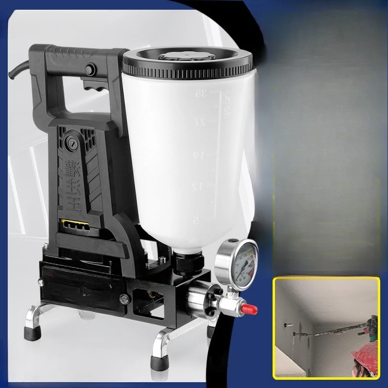 grouting machine wall hollow drum crack filling waterproof plugging high pressure grouting machine polyurea epoxy cement paste