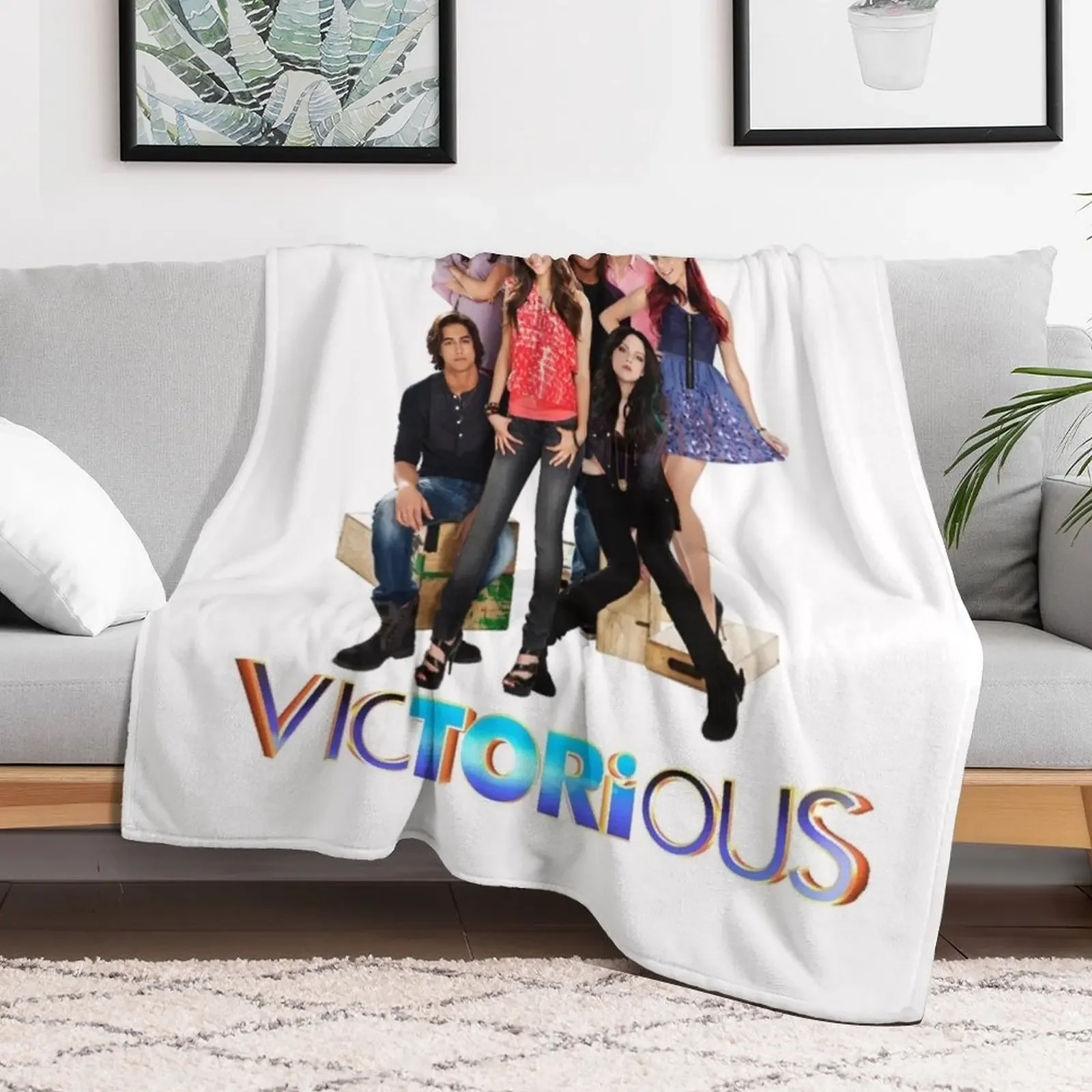 Victorious Throw Blanket Multi Use Warm Blanket for Living Room Bedroom