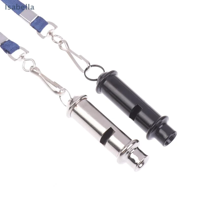 ♥High Decibel Survival Whistle With Lanyard,Rescuing Signaling Whistles,Referee Training Whistle