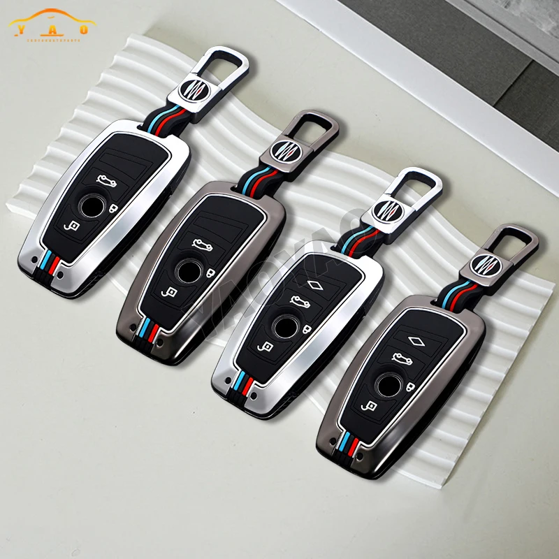 

Zinc Alloy Silicone Car Key Case Cover For Bmw F20 F30 G20 f31 F34 F10 G30 F11 X3 F25 X4 I3 M3 M4 1 3 5 Series Accessories