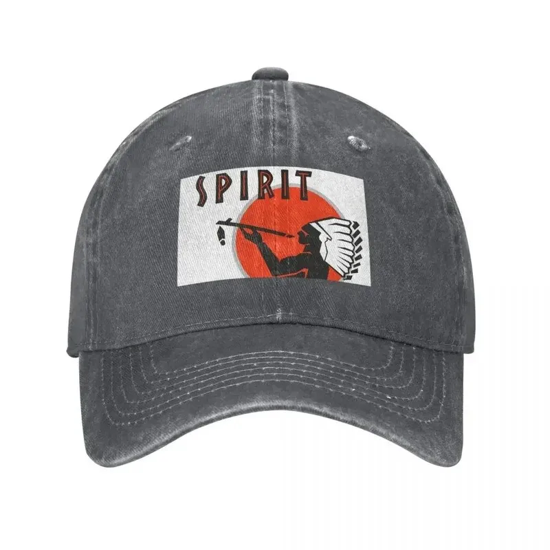 Spirit Native Graphic Distressed Baseball Cap Unisex Casual Sun Protection Hat for All Seasons