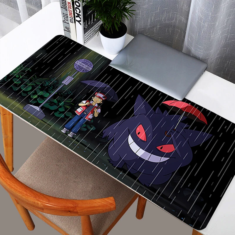 Gengar Mouse Pad Anime Gaming Accessories Large Carpet Gamer Durable Anime Xxl Max PC Computer Keyboard Desk Mat Mausepad