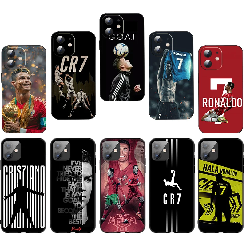 A15 C-CR7 Football Ronaldo Soft Silicone Case for iPhone X XS XR Pro Max 8 7 6 6s Plus SE Cover