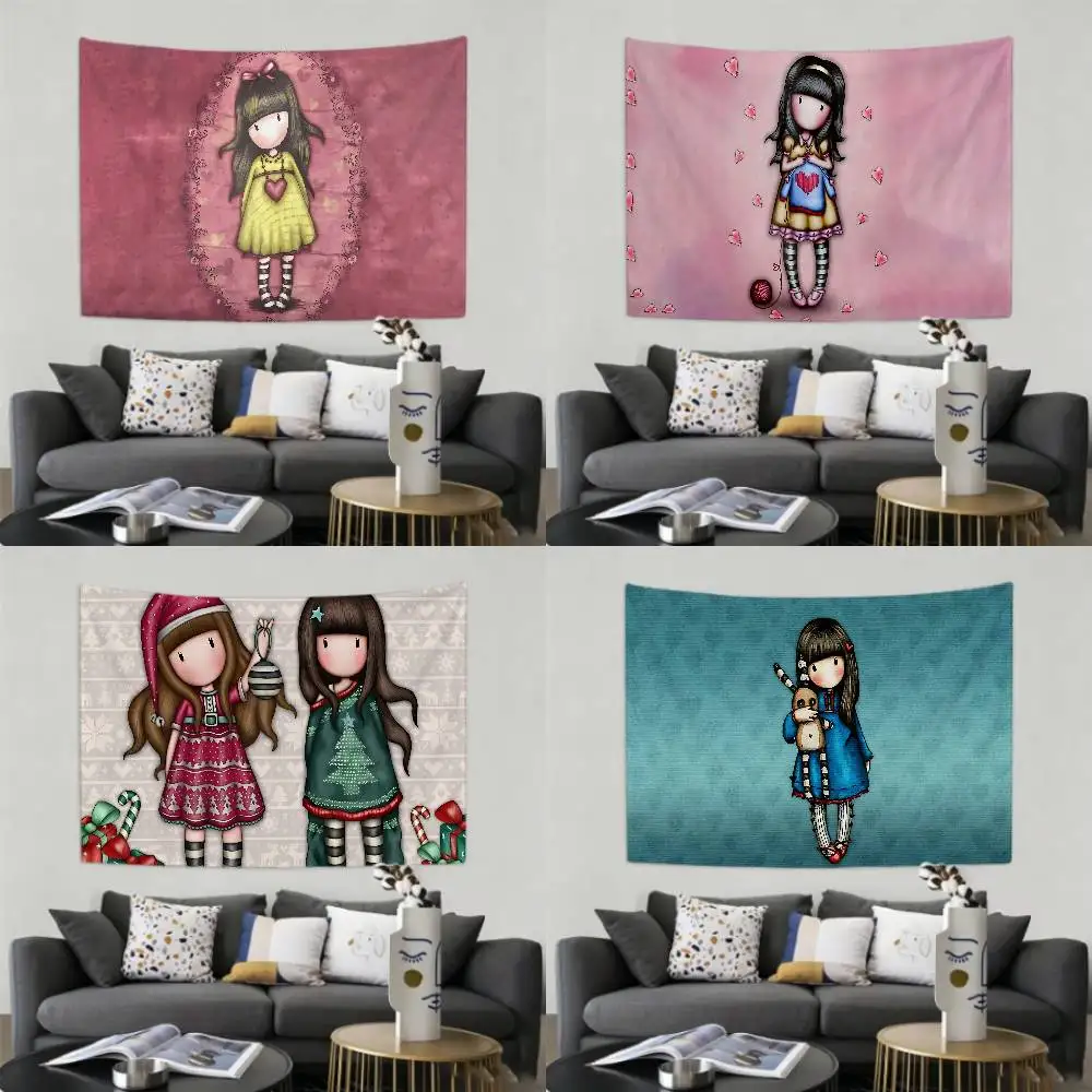 Gorjuss-s Cute Tapestry Customizable Tapestries Of Various Styles,wall Hangings, Celebrity Photo Printing,wall Hangings