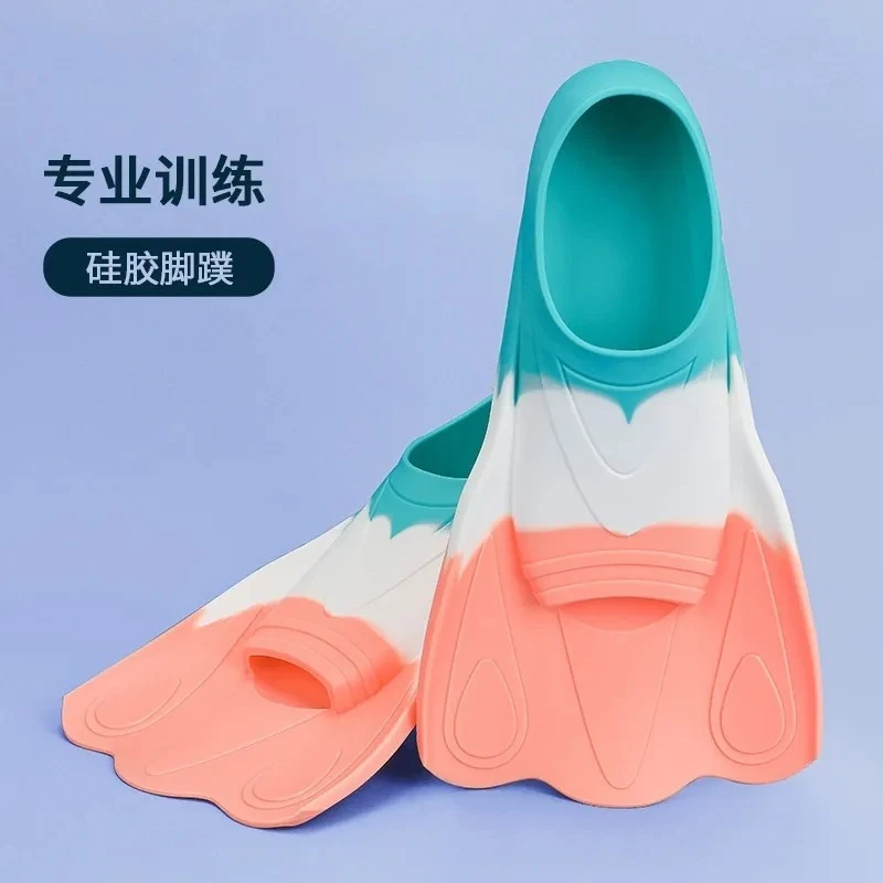 Silicone Professional Freediving Snorkeling Diving Fins Adults Kids Eco-Friendly Flexible Durable Comfortable Training