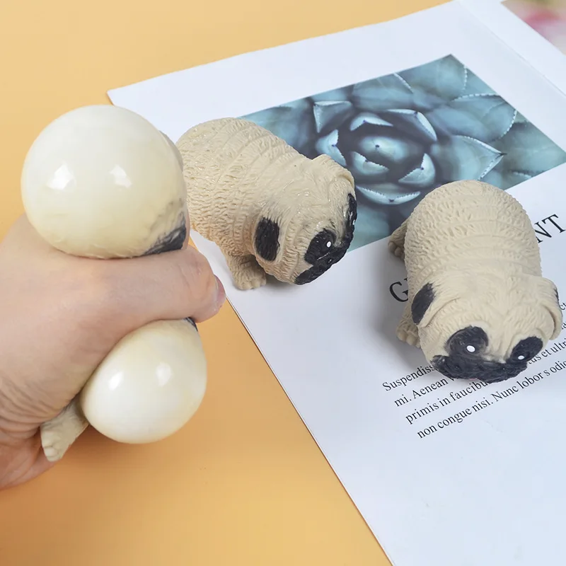 Adult Decompression Toy Creative Sausage Dog Pinch Music Flour Elastic Stretch Deformation Vent Squeeze Stress Relief Toy