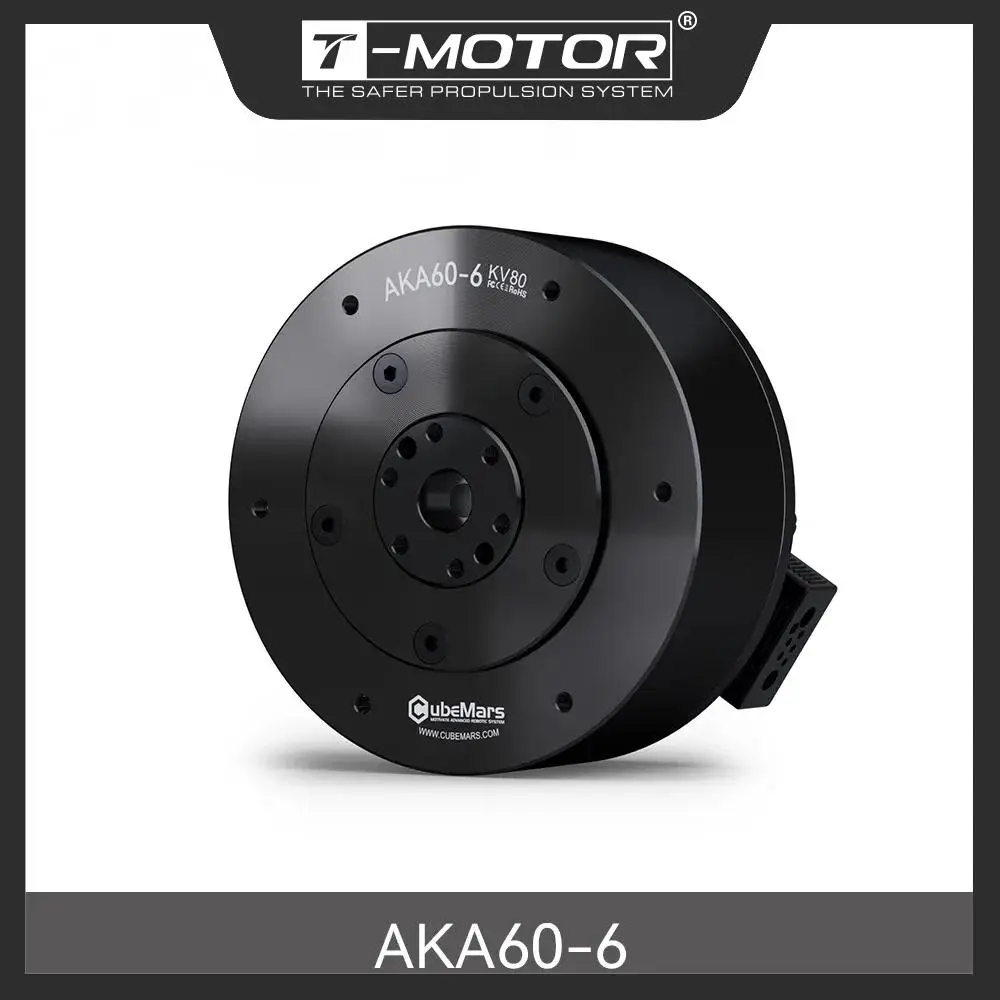 T-MOTOR CubeMars AKA60-6 KV80 Brushless Motor Voltage 24/48V Modular Actuator Motor For Wheeled robots and AGVs