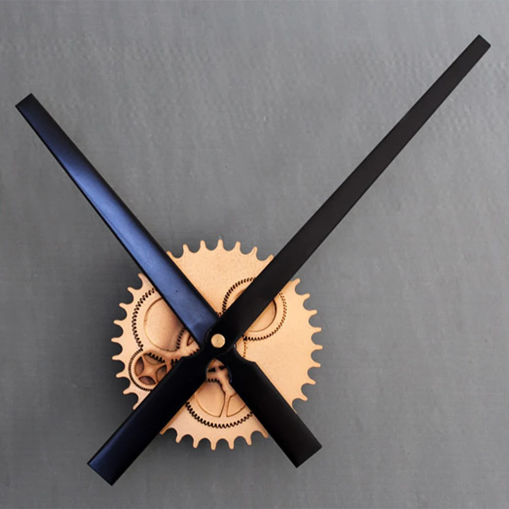 

Elegant Retro Gear Wall Clock Big Pointer Silent Function Accurate Timekeeping for Living Room Bedroom Office Fashion Clock