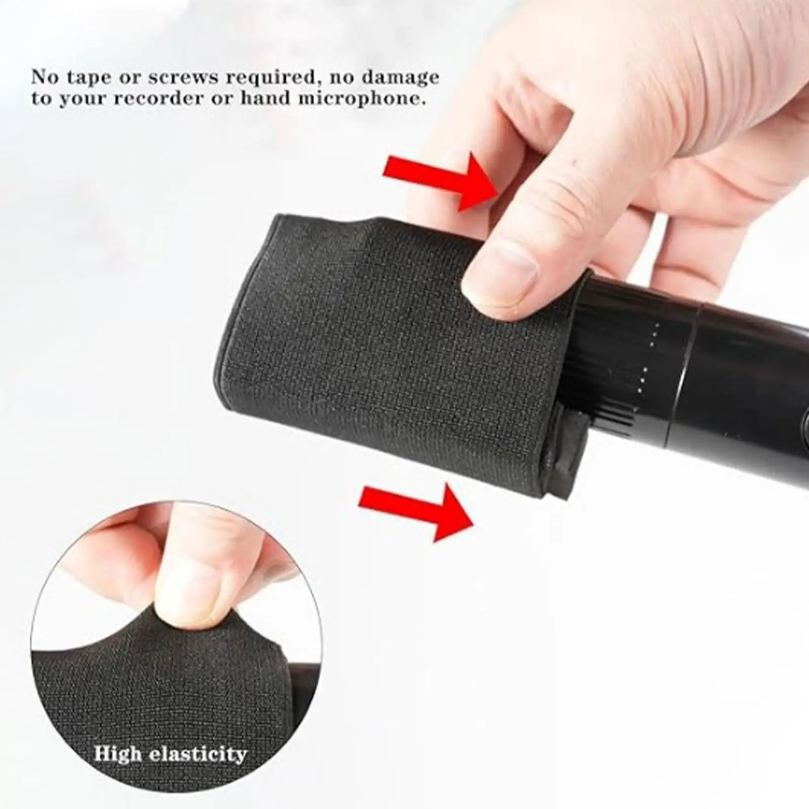 

Hand Microphone Elastic Sleeve For Sony TX650/TX660 Recorders Portable Universal Mic Sleeves For Bloggers Videographers