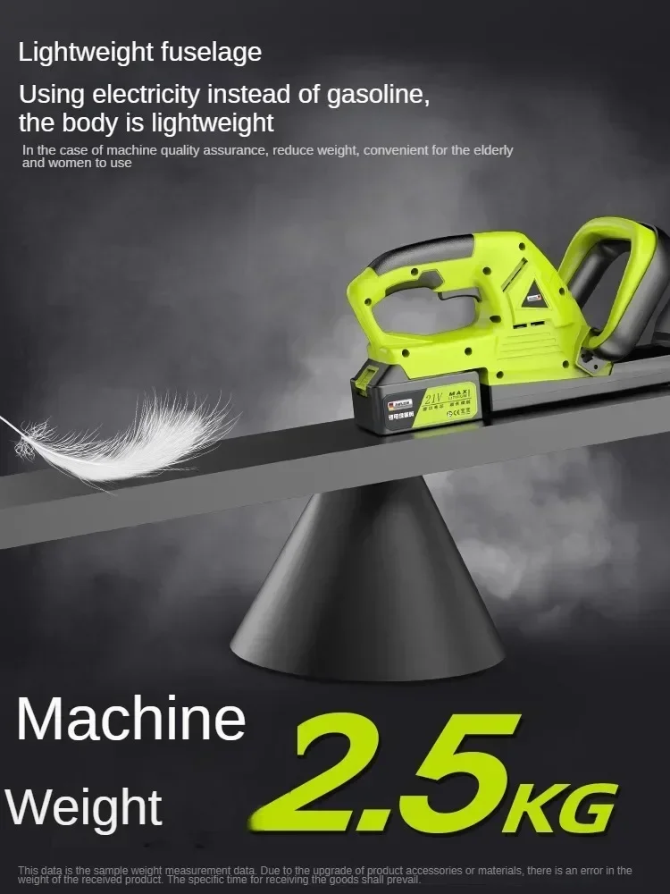 High-Powered Electric Hedge Trimmer for Tea Tree Pruning and Gardening