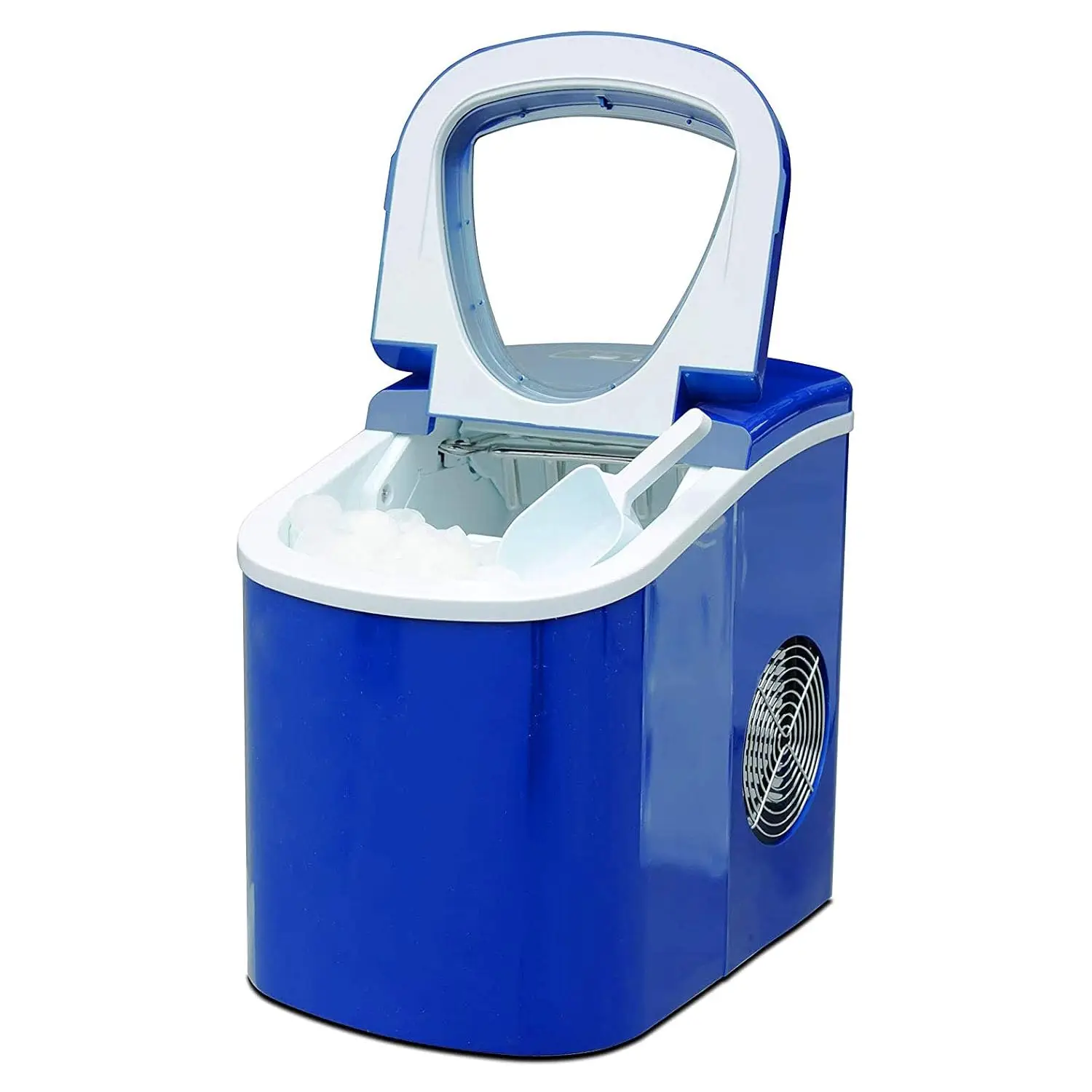 EFIC108-BLUE Counter-top Portable, Compact Ice Maker, Blue, 26 lb per Day