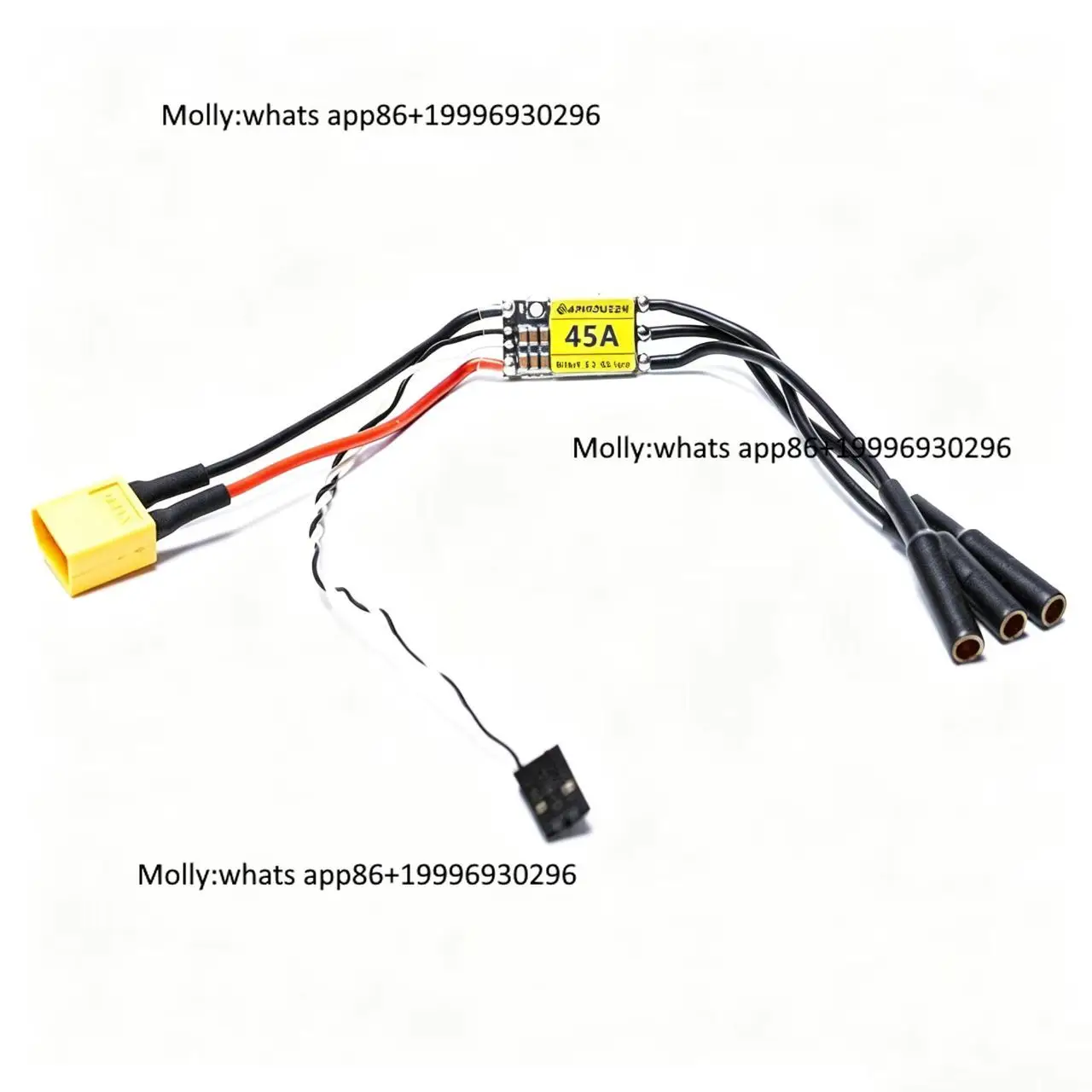Wholesale 45A Electric Speed Controller 2-6S Lipo ESC with XT60 Connector for RC Vehicles Robotics Race Cars DIY Model Boat