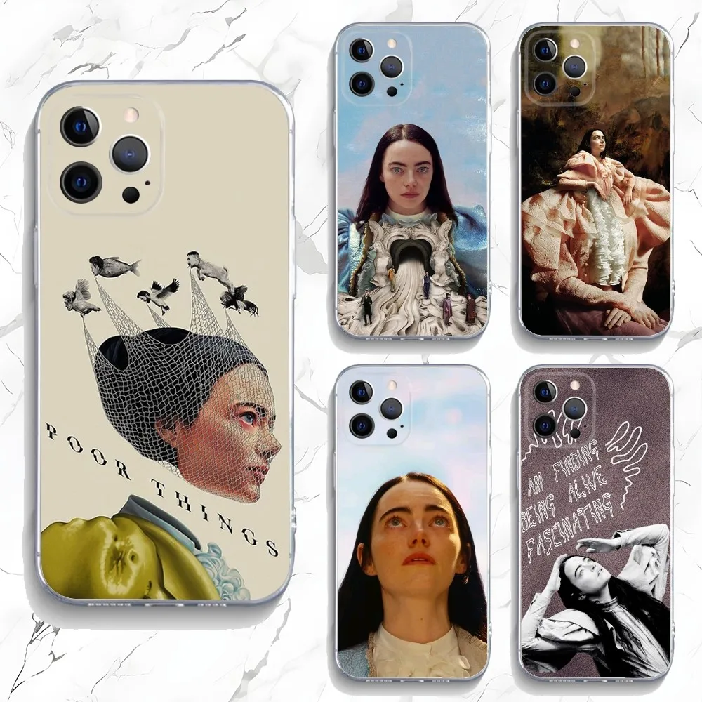 

Film Poor Things Phone Case For iPhone 15,14,13,12,11 Plus,Pro,Max,XR,XS,X,7,8 Plus,SE,Mini Transparent Silicone Soft