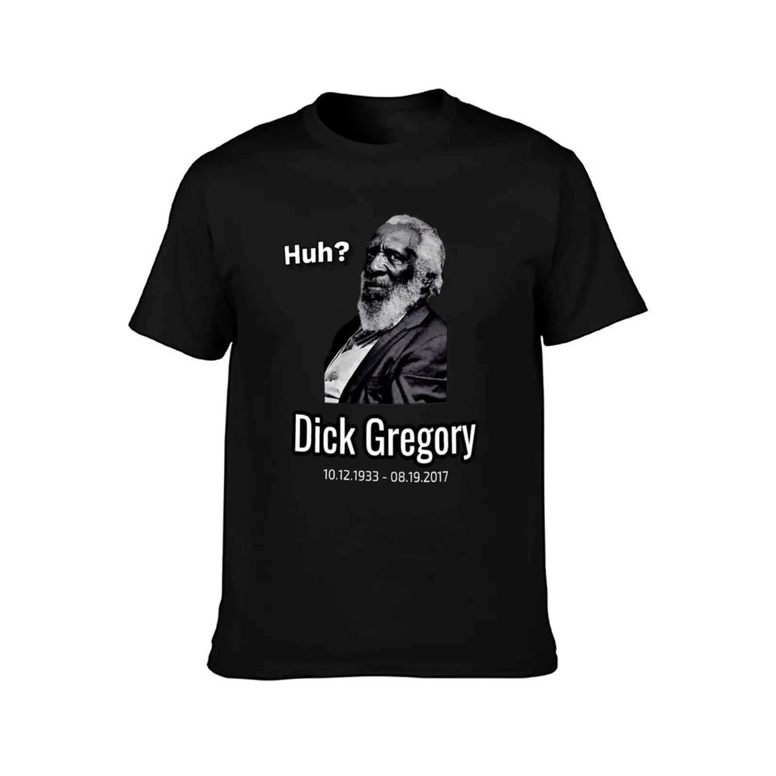 Dick Gregory Tribute T-Shirt t shirts for man pack white T-Shirt