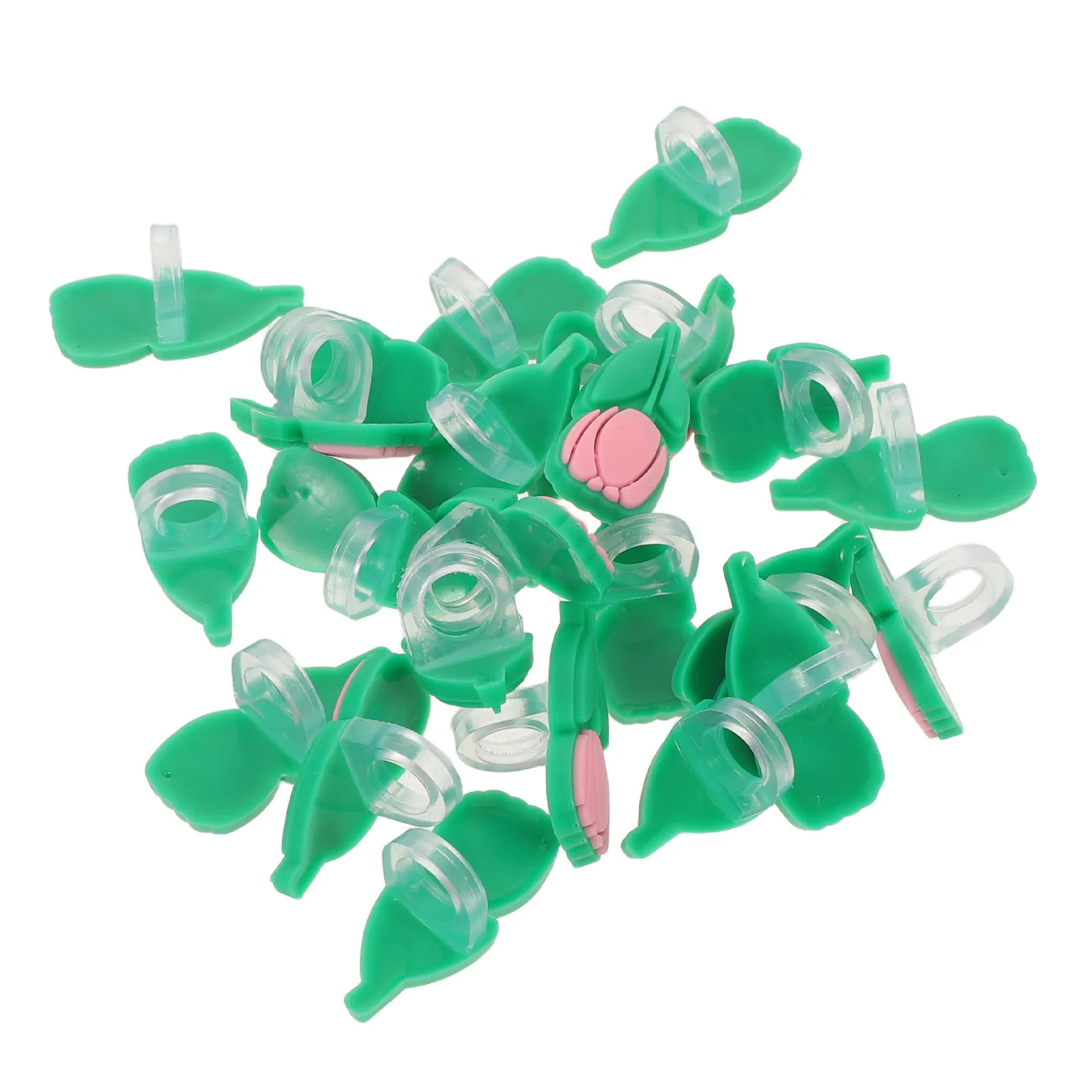 

30 шт. милых клипсов-украшений для ручек и карандашей, цветочные держатели для карандашей, ПВХ-накладки в виде тюльпанов, награды для класса, школьные канцелярские принадлежности