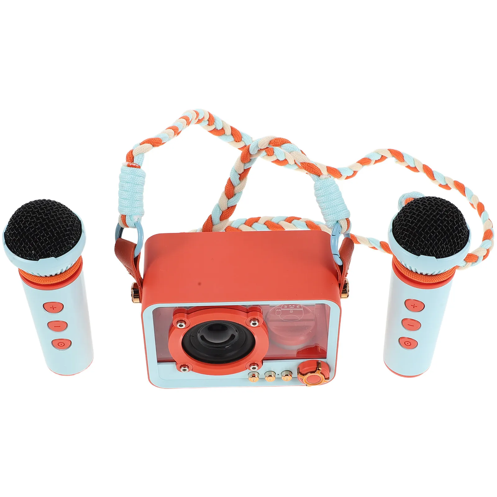 

Портативная мини-караоке-система 1 в 1: колонка и беспроводной микрофон для дома и вечеринок на открытом воздухе, высокое качество звука