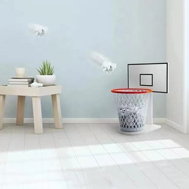 Fun Basketball Rack Storage Garbage Can Basketball Frame Without Rubbish Bin Trash Can Basketball Hoop For Bedroom Living Room