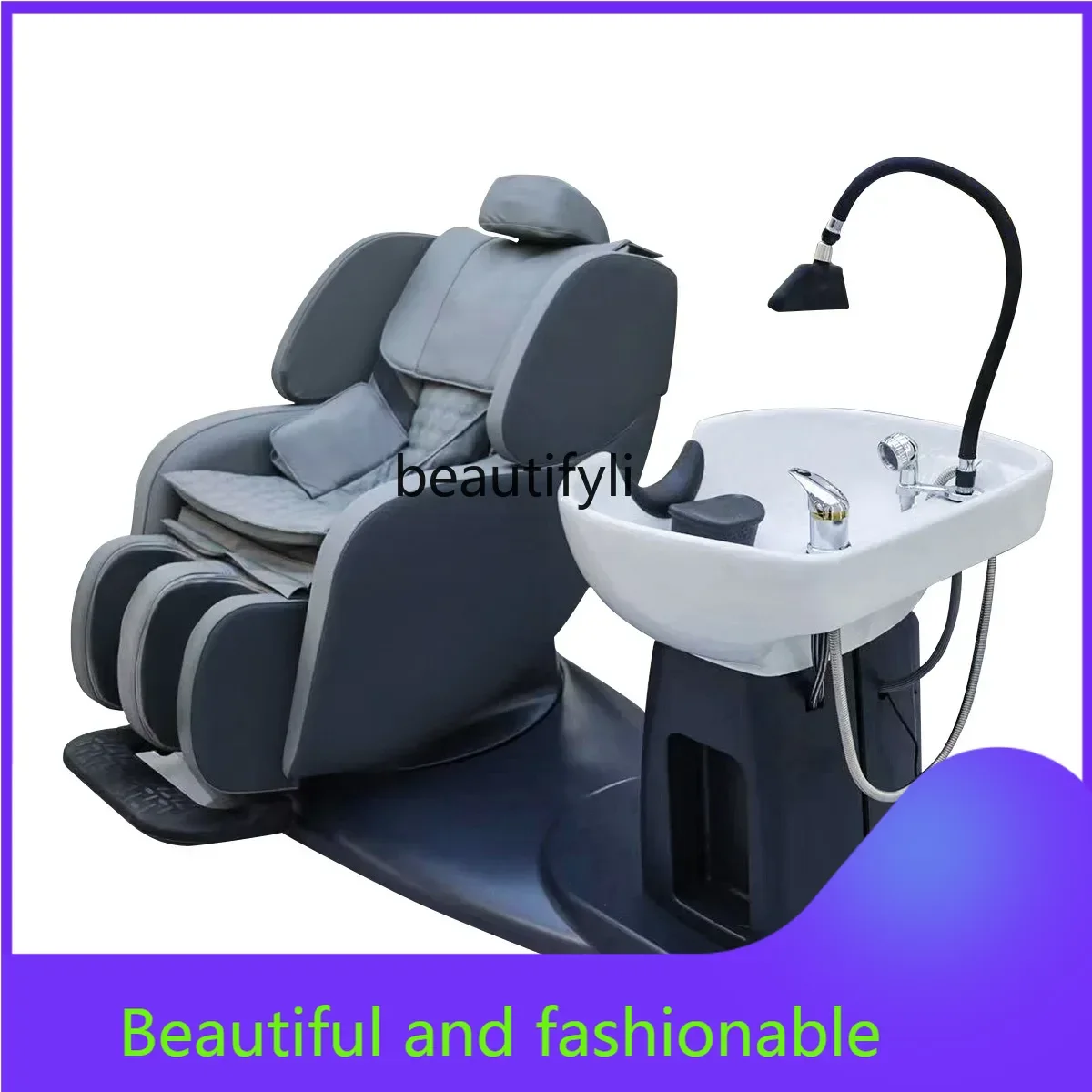

zGAutomatic massage shampoo bed head therapy intelligent massage shampoo chair beauty salon multi-function electric