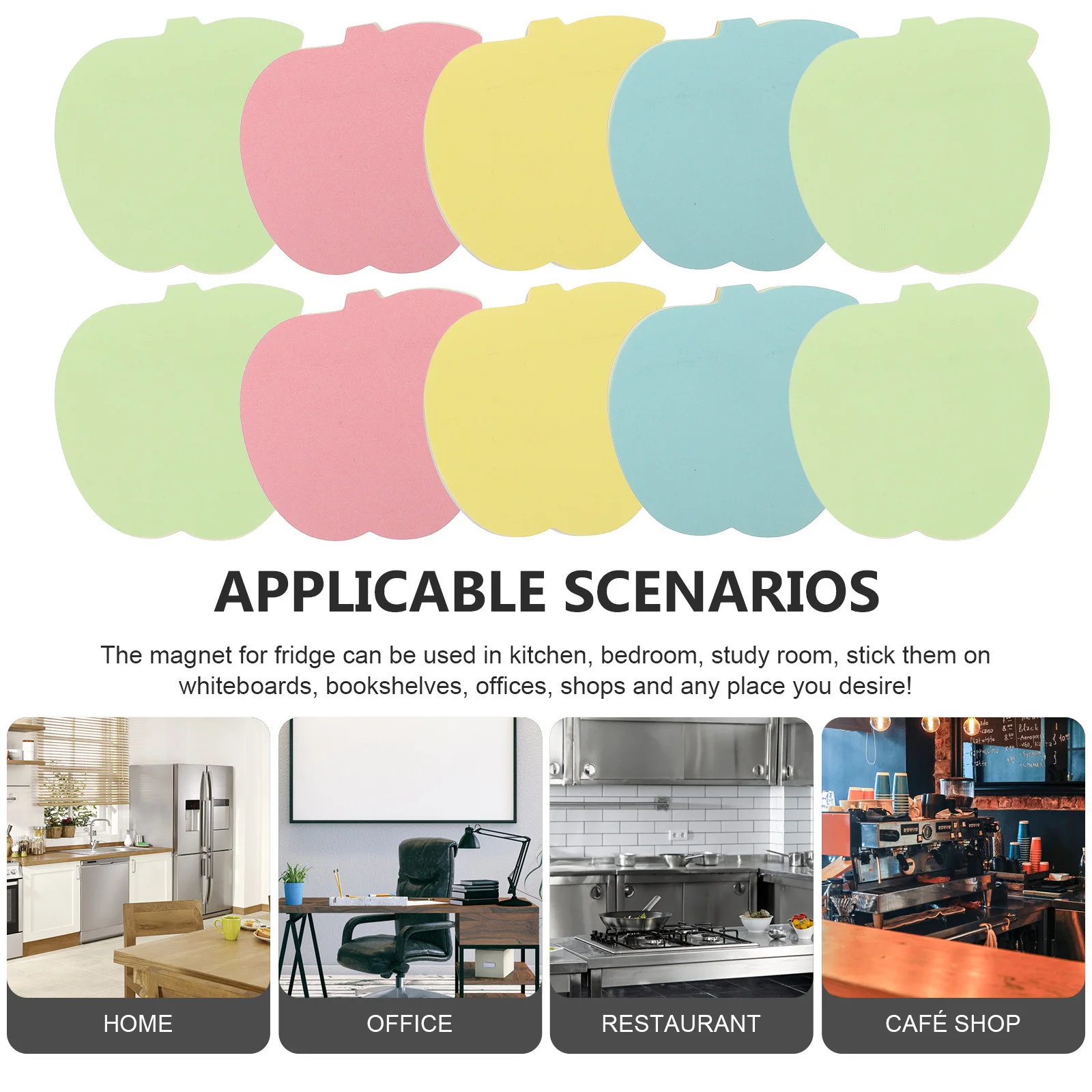 10 комплектов домашних наклеек для заметок, материал, простой в использовании для планирования, планирования, милый дизайн, набор ежедневных заметок