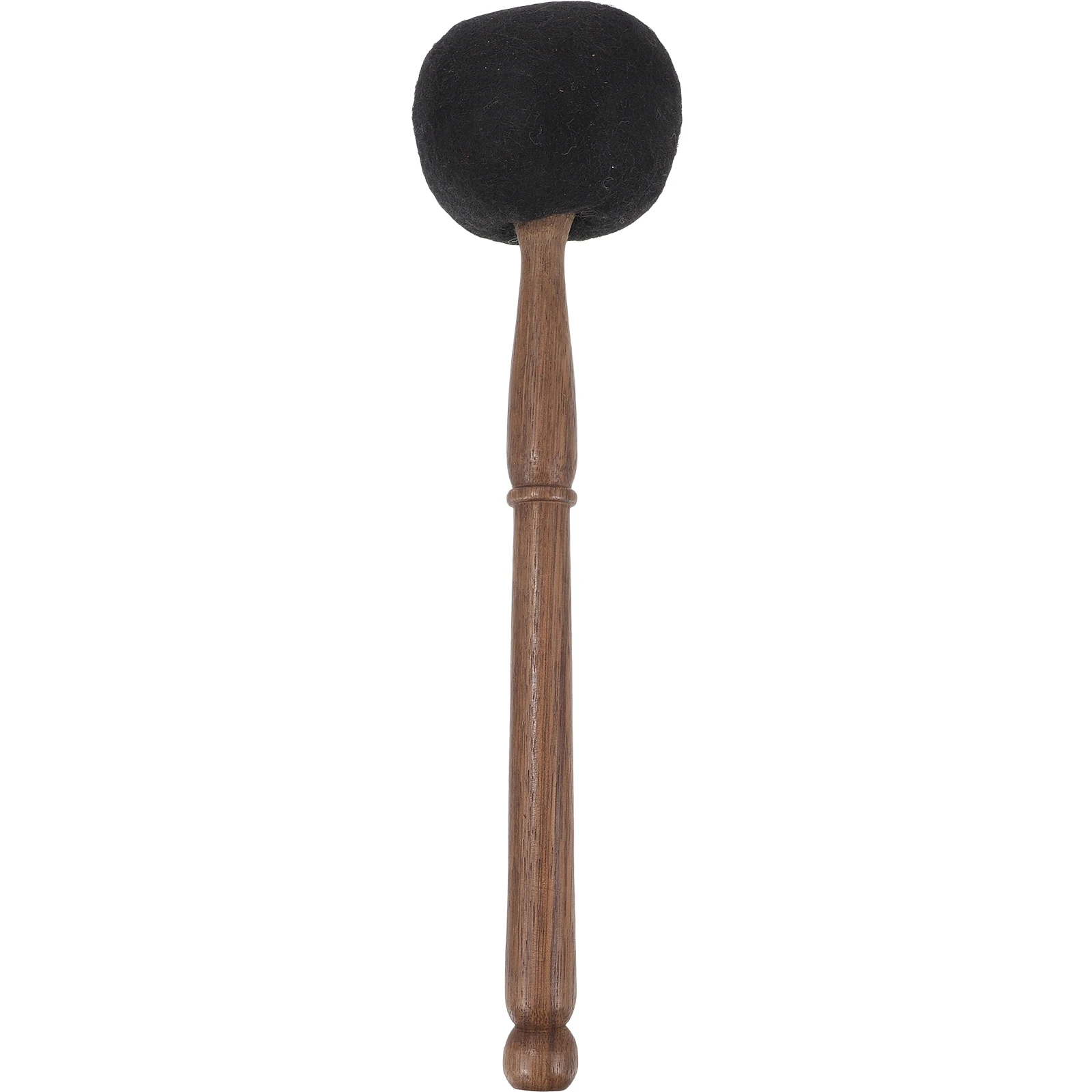 

Singing Bowl Wool Felt Hammer Mallet Medium Black Nepalese Handmade Accessory Sound Therapy Meditation Musical Instrument