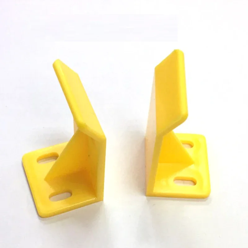 2 pezzi pezzo di posizionamento giallo plastica fissa Anti-movimento Stop PCB Test Rack accessori per dispositivi ICT