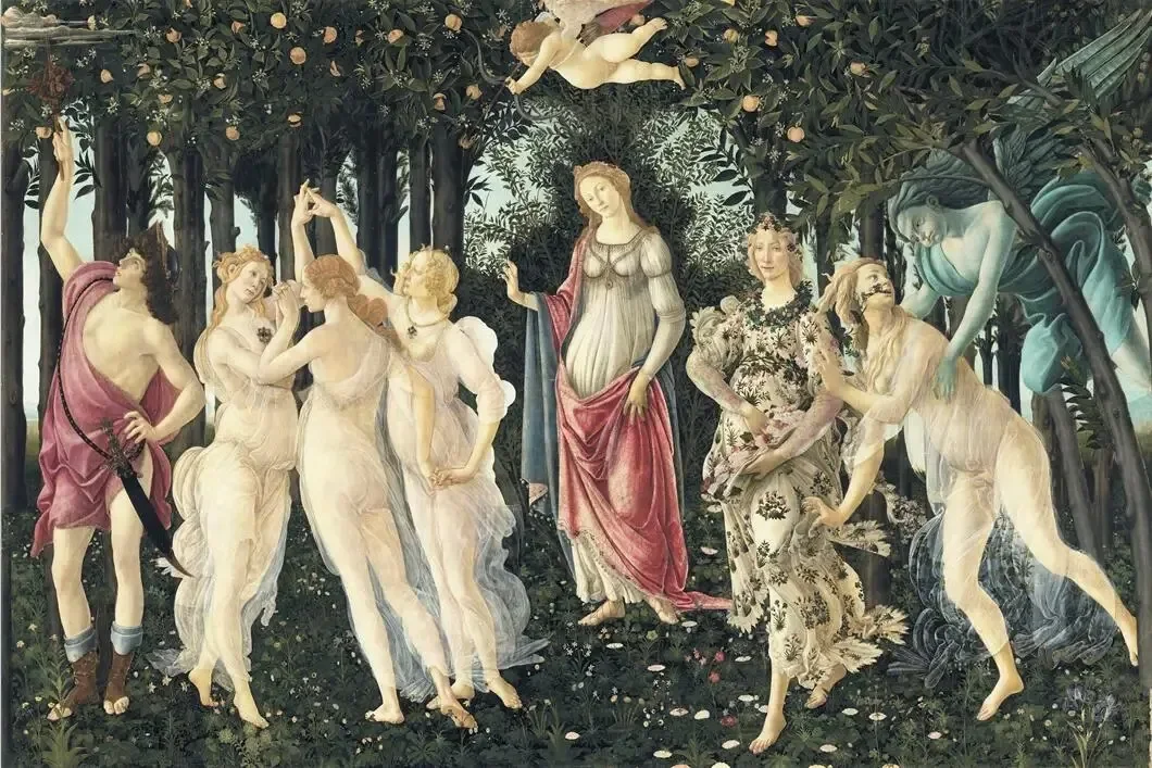 Renaissance-Ölgemälde Die Geburt der Venus Leinwandgemälde Botticelli Reproduktion Kunstdruck Klassisches Wandbild Heim-Dekoration