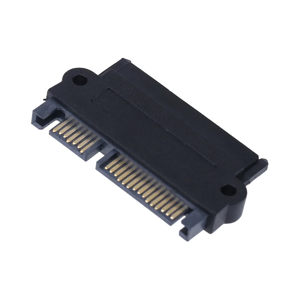 SFF 8482 SAS para SATA ângulo adaptador de 180 graus, conversor portátil, cabeça reta, alta qualidade, PC Acessórios, 5Gbps