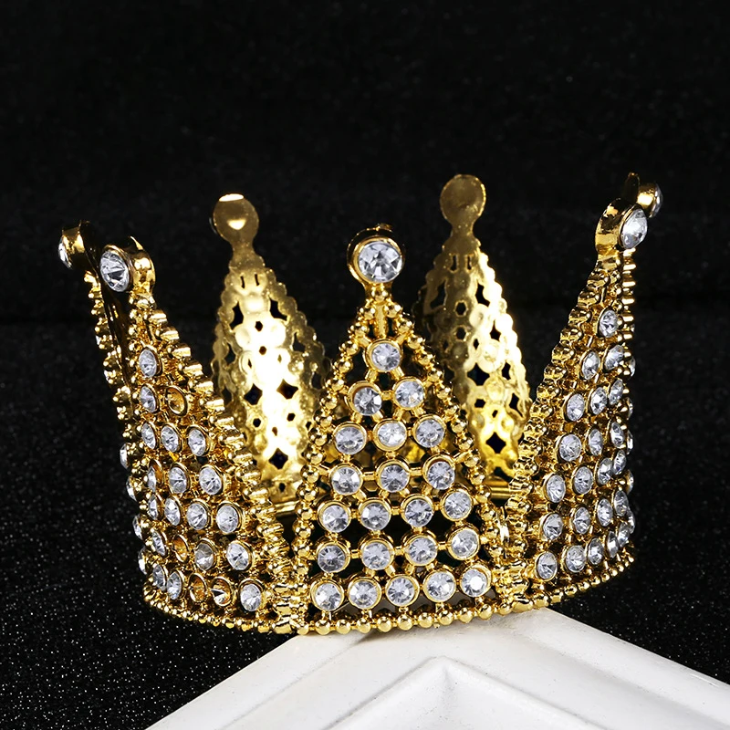 Crown Cake Topper Decoration Elegant Wedding DIY Cake Birthday Wedding Party Decorating Retro Baking Decor Supplies