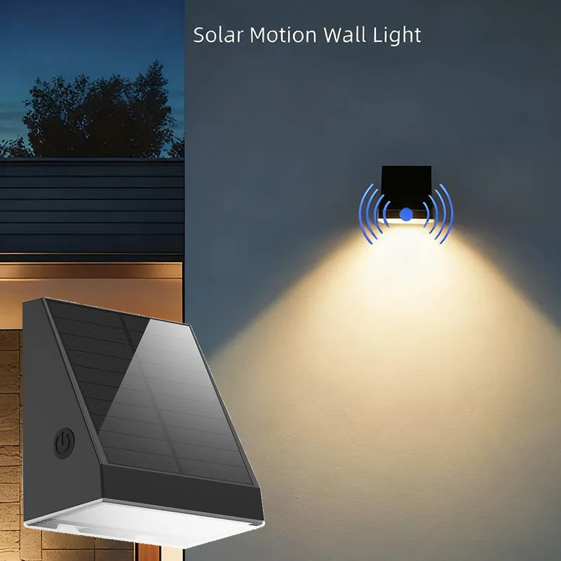 屋外ウォールランプ 太陽光発電中庭ライト 防水バルコニーガーデンヴィラウォールウォッシャーライト 小道用デッキ照明