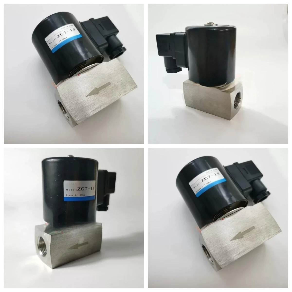 2026 Stainless steel solenoid valve ZCT-15 AC220V DC24V ZCT-20 25 10 two-way normally closed