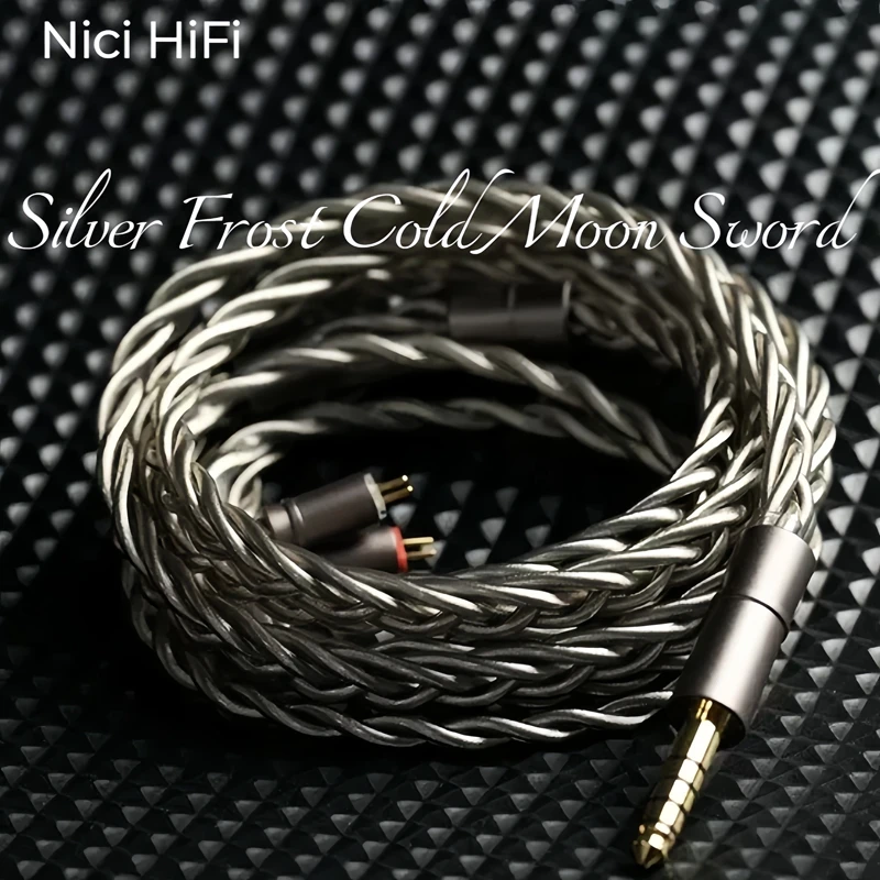 Nici HiFi-10 In-Ear Headphone Extension Cable with 2.5/3.5/4.4mm Balance, MMCX/2Pin/IE900 for Delci Explorer DaVinci Himalaya