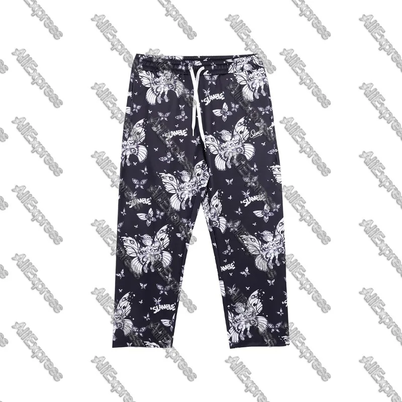 Men Women High Elastic Sports Pajama Pants American Straight Casual Basketball Loose Fit Full Print 2025 New