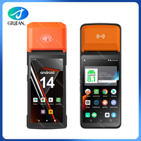 Android 14 Handheld Terminal Android 8.1 POS Receipt Printer 58mm Portable Machine 5.5 HD Support 1D 2D Barcode Scanner NFC WIFI