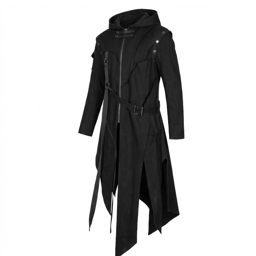 

Мужские пальто в готическом стиле в стиле стимпанк — красивые куртки в стиле панк с капюшоном на осень и зиму