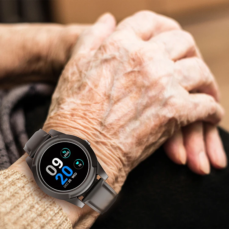 HandsFree 2-Way 4G SOS Communication Device Health Medical Fall Alert Smart Watch For Seniors & Elderly GPS