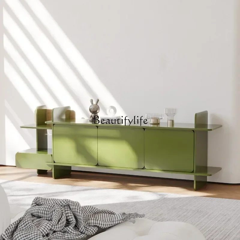 

yj7 light luxury solid wood TV cabinet living room simple luxury decoration video cabinet